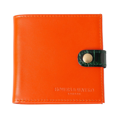 Howes & Wayko Certificate Wallet - Orange